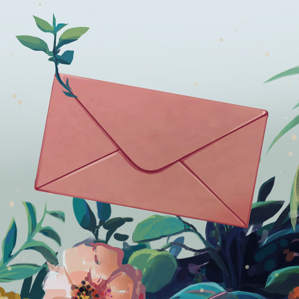 digital painting of contact letter